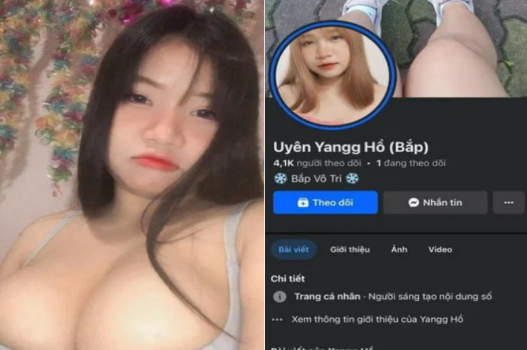 Clip nóng người lớn Hồ Uyên Giang áo ơi xinh đẹp quyến rũ