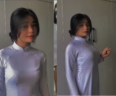 Địt em áo dài thích ưỡn ngực