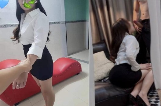 Sếp và trưởng phòng đi tìm chịch thấy thư ký