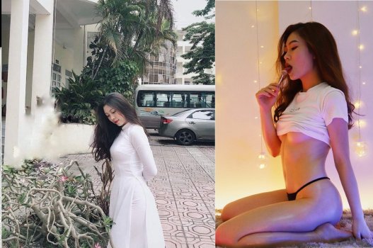 Thùy Nguyễn cuồng dâm với việc khoe vú và show bướm